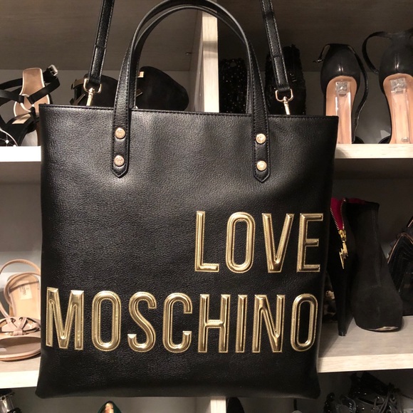 love moschino tote bags